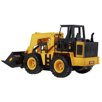 Zdalnie sterowany Spychacz dla dzieci 3+ Model 1:24 Ruchoma łyżka + Dźwięki + Akcesoria